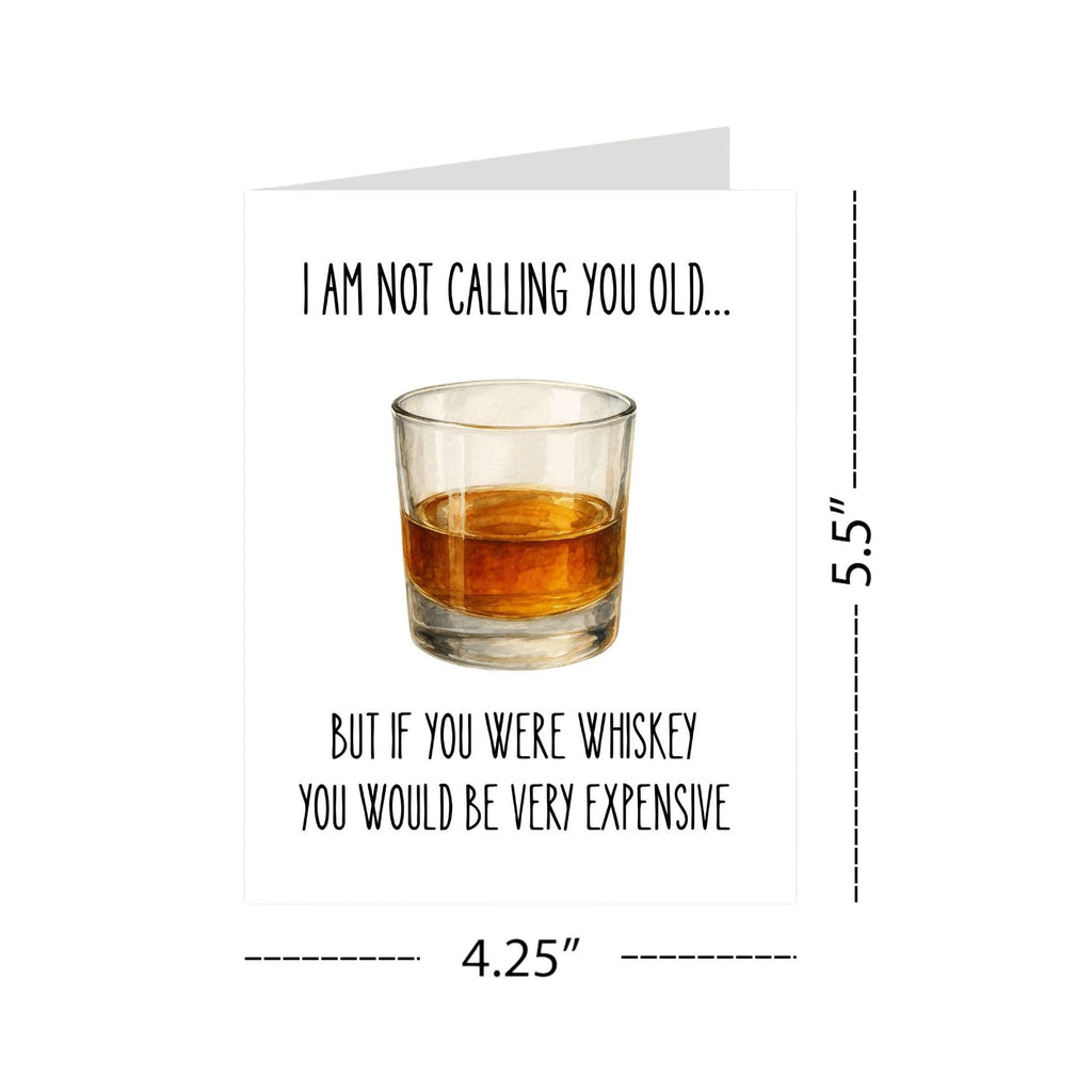 Funny Birthday Card I’m Not Calling You Old Hilarious Greeting for Men, Women, Friends, Coworkers, Siblings Handmade in USA