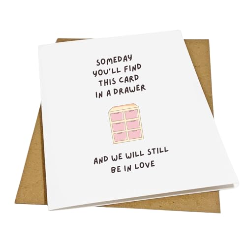 In Love Birthday Card | Funny Birthday Card for Husband, Wife, Boyfriend, or Girlfriend | Someday You’ll Find This Card | Cute Anniversary or Valentine’s Gift
