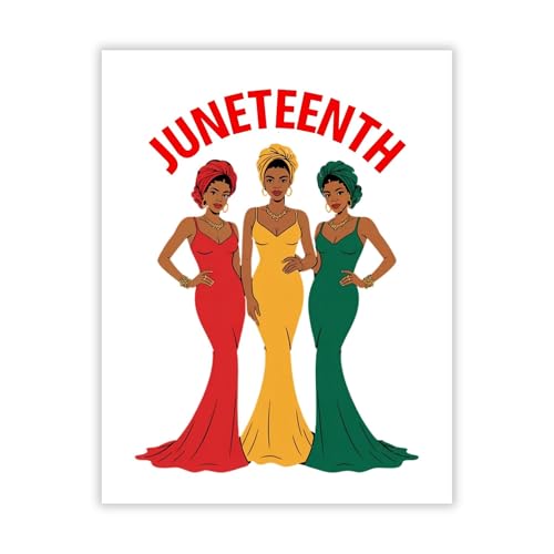 Juneteenth Day Greeting Card for Women – Celebrate Freedom and Strength – African American Emancipation Card – Inspirational Gift – Made in USA