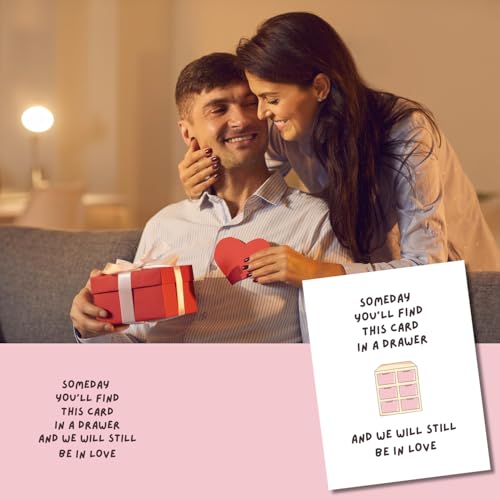 In Love Birthday Card | Funny Birthday Card for Husband, Wife, Boyfriend, or Girlfriend | Someday You’ll Find This Card | Cute Anniversary or Valentine’s Gift