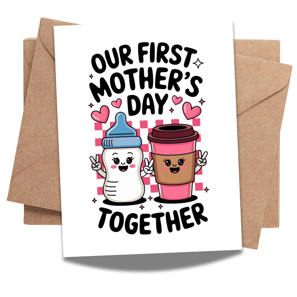Our First Mother's Day Together Card – Sentimental Greeting Card for Mom, New Mom, Grandma – Mother's Day Gift for Women – Made in USA
