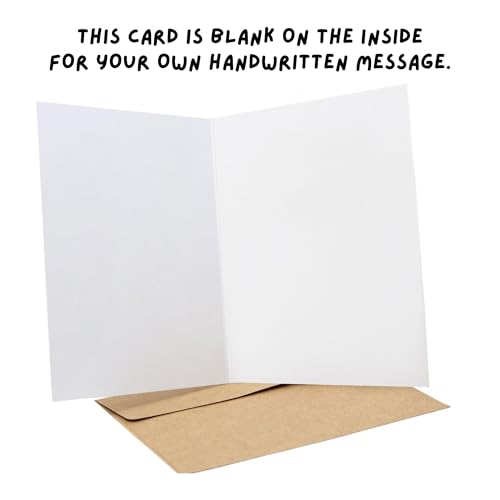 Best Dad in the World Greeting Card – Birthday or Father’s Day Card for Dad, Father, Grandfather – Heartfelt Gift for Dads from Kids – Made in USA