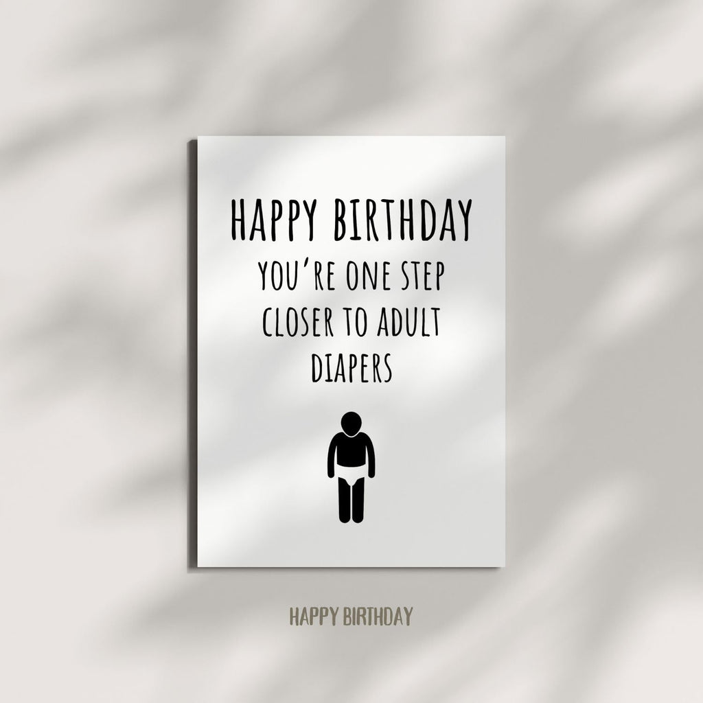 Funny Birthday Card for Friend, Coworker, or Family – Hilarious Gag Gift – Sarcastic and Witty Birthday Greeting for Him or Her – Fun and Unique Party Surprise
