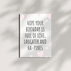 Romantic Ha-pines Greeting Card – Funny Anniversary or Valentine Card for Husband, Wife, Boyfriend, Girlfriend – Cute Love Card – Made in USA