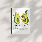 Funny Birthday Card Have an Avogreat Birthday Cute Avocado Greeting for Men, Women, Kids, Friends, Coworkers – Handmade in USA