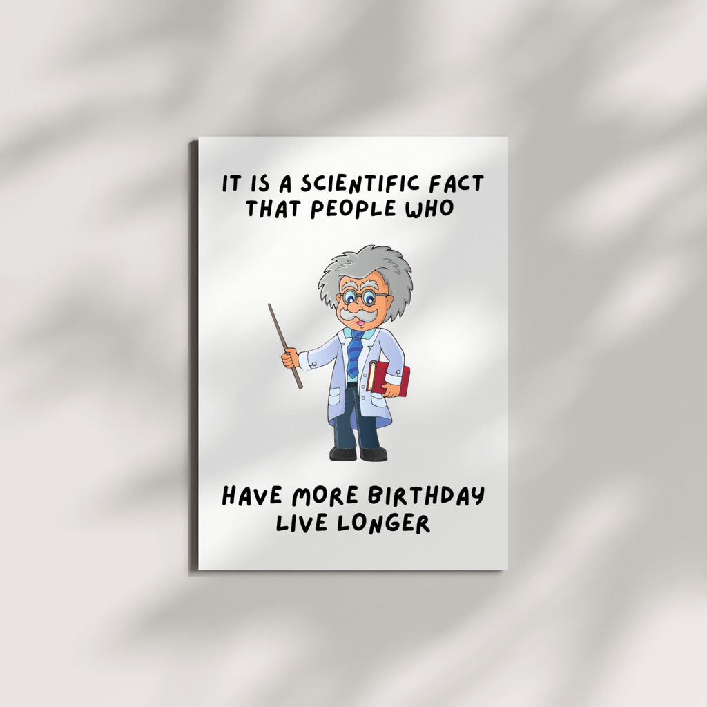 Hilarious Birthday Card for Men, Women & Kids – Funny Greeting for Siblings, Friends & Coworkers – Cool Handmade Birthday Card Gift USA