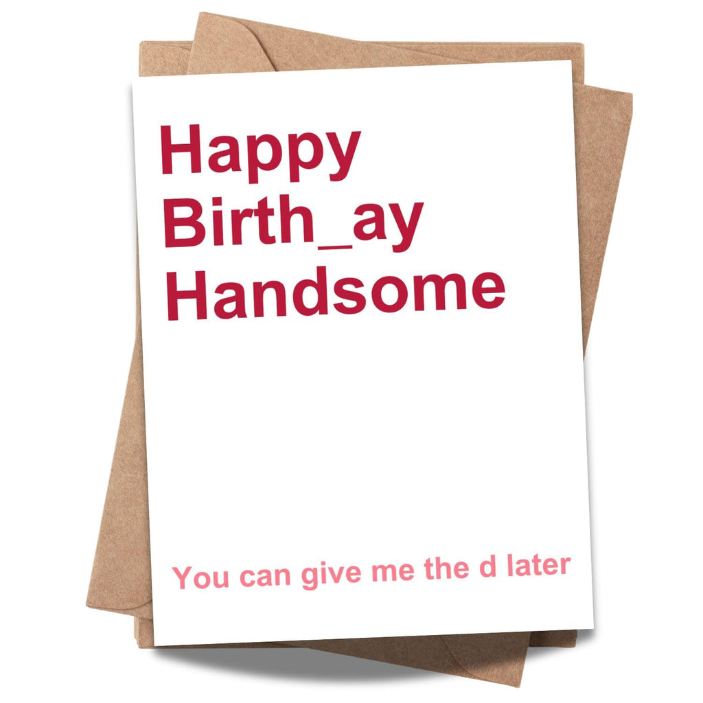 Funny Birthday Card Hilarious Birthday Gifts for Men, Husband, Boyfriend, Fiancé, Him Unique Happy Bday Cards Joke Greeting Card for His Birthday Laughs