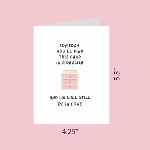 In Love Birthday Card | Funny Birthday Card for Husband, Wife, Boyfriend, or Girlfriend | Someday You’ll Find This Card | Cute Anniversary or Valentine’s Gift