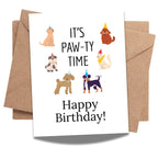 Dog Birthday Card Funny Pun Greeting for Dog Lovers Cute Animal Birthday Card for Men Women Kids Friends Coworkers Handmade in USA