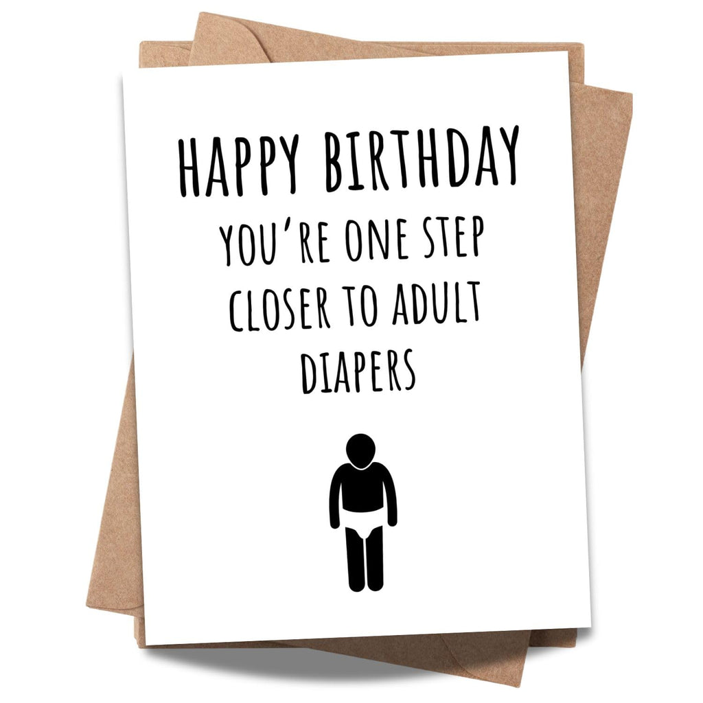 Funny Birthday Card for Friend, Coworker, or Family – Hilarious Gag Gift – Sarcastic and Witty Birthday Greeting for Him or Her – Fun and Unique Party Surprise