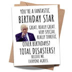 Funny Trump Birthday Card for Men Women Kids Friends Family Coworkers – Hilarious Greeting Handmade in USA