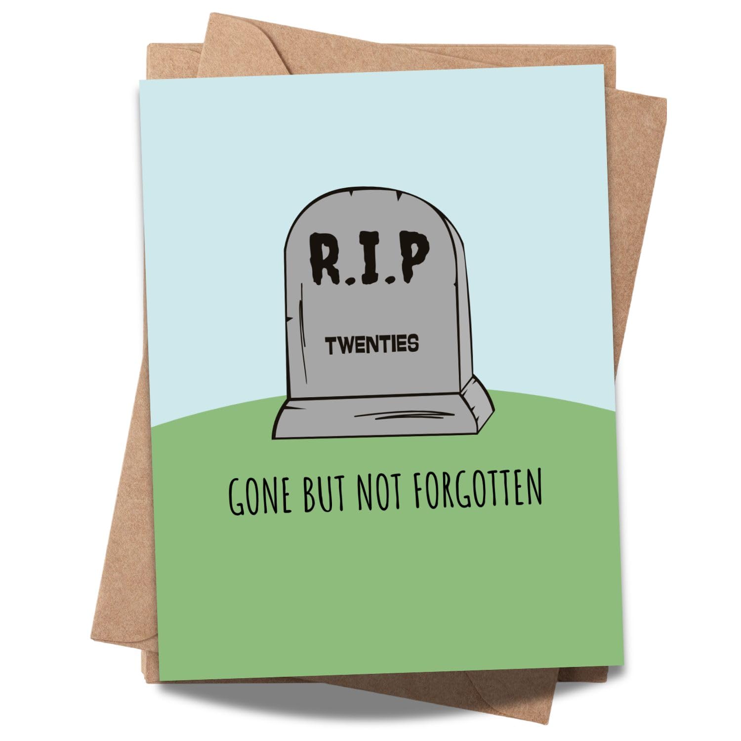 Funny Birthday Cards for Men and Women – Handmade in the USA – Happy 30th Birthday Gifts for Friends – Includes 1 Card & 1 Envelope – Fun Greeting Card for Him or Her