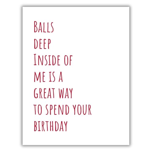 Funny Birthday Card Hilarious Birthday Gifts for Men, Husband, Boyfriend, Fiancé, Him Unique Happy Bday Cards Joke Greeting Card for His Birthday Laughs