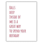 Funny Birthday Card Hilarious Birthday Gifts for Men, Husband, Boyfriend, Fiancé, Him Unique Happy Bday Cards Joke Greeting Card for His Birthday Laughs