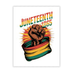 Juneteenth 1865 Greeting Card for Men & Women – Celebrate Black Freedom & Pride – Emancipation Day Card – African American History – Made in USA
