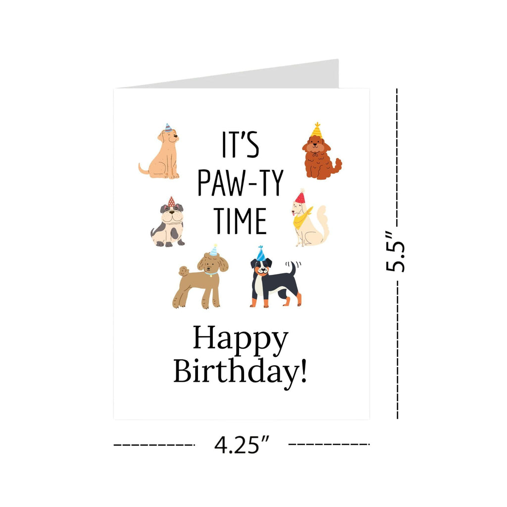 Dog Birthday Card Funny Pun Greeting for Dog Lovers Cute Animal Birthday Card for Men Women Kids Friends Coworkers Handmade in USA