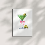 Espresso Martini Birthday Card Funny Coffee & Cocktail Greeting Card for Women Best Friend Sister Daughter Wife Girlfriend Handmade A Tini Bit Older Gift