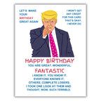 Best Birthday Ever Trump Card – Funny Rude Birthday Card for Friends & Her – Hilarious Donald Trump Bday Gift – Perfect for Laughs & Celebrations!