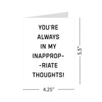 Funny Sexy Card for Boyfriend, Girlfriend, Husband, Wife or Bae – Valentine’s Day or Anniversary Romantic Gift – Handmade in USA