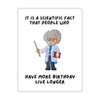 Hilarious Birthday Card for Men, Women & Kids – Funny Greeting for Siblings, Friends & Coworkers – Cool Handmade Birthday Card Gift USA