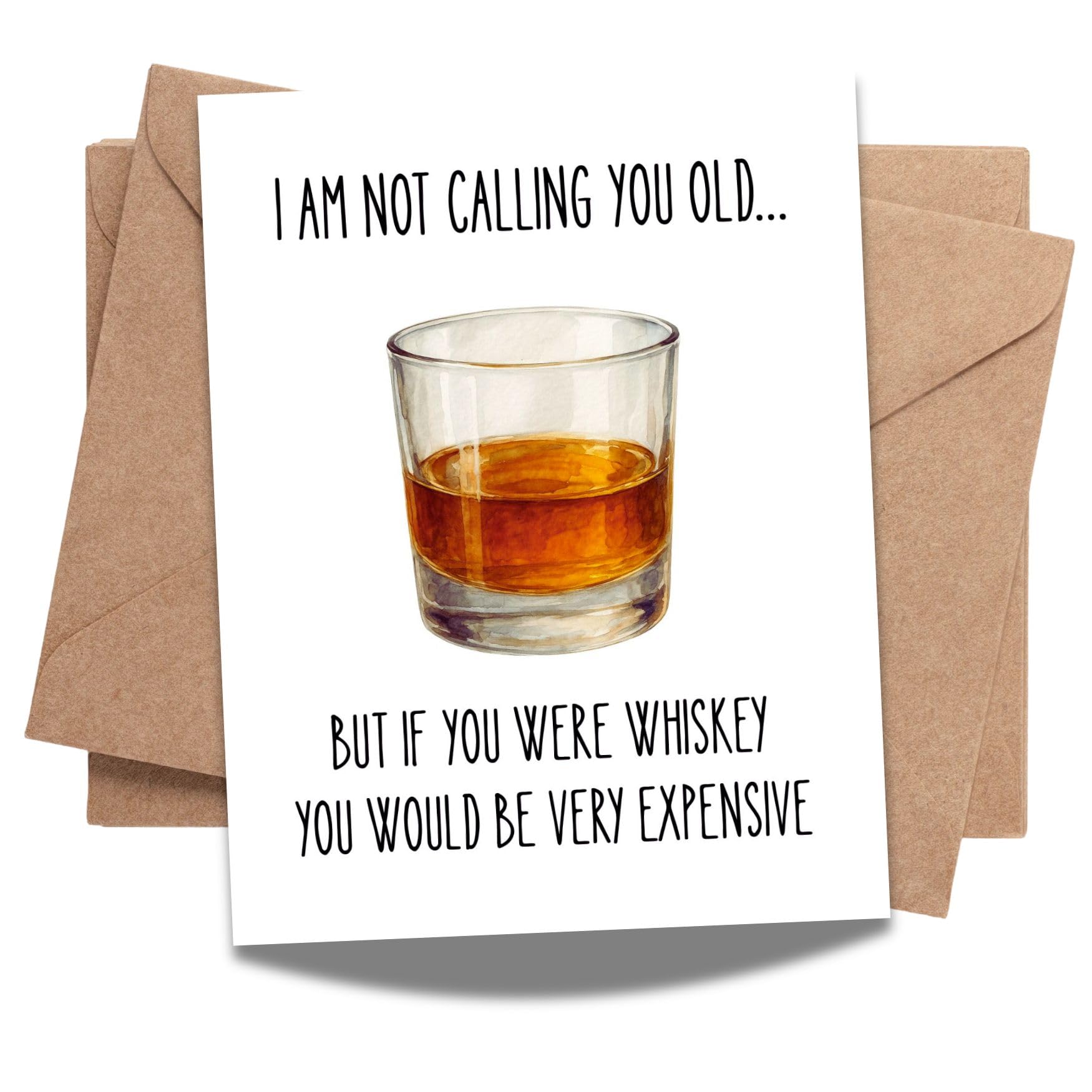 Funny Birthday Card I’m Not Calling You Old Hilarious Greeting for Men, Women, Friends, Coworkers, Siblings Handmade in USA