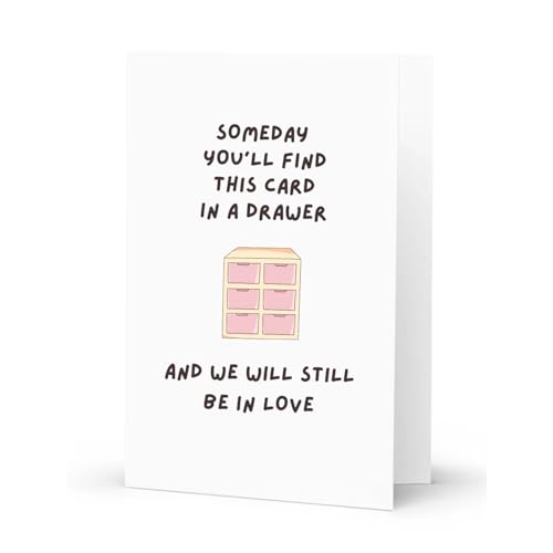 In Love Birthday Card | Funny Birthday Card for Husband, Wife, Boyfriend, or Girlfriend | Someday You’ll Find This Card | Cute Anniversary or Valentine’s Gift