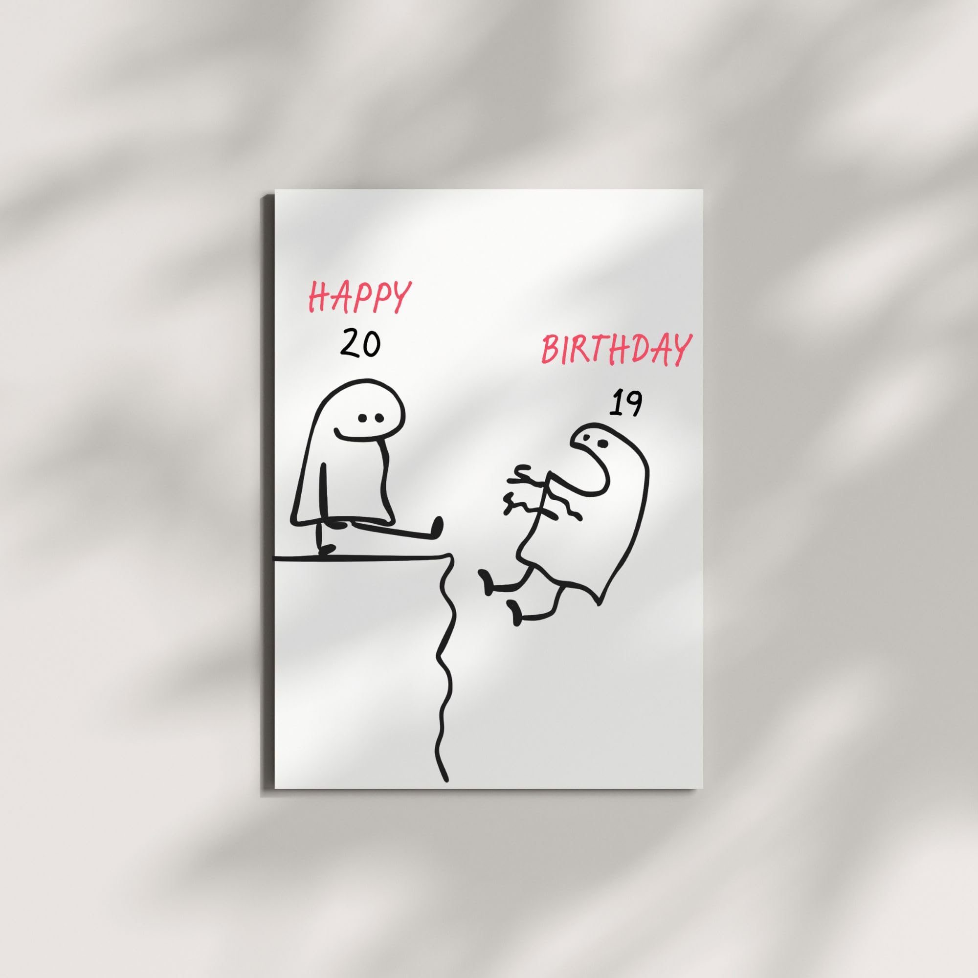 Funny 20th Birthday Card for Friends, Family, Siblings & Kids – Hilarious 20th Birthday Greeting – Perfect for 20th Birthday Celebration – Made in USA