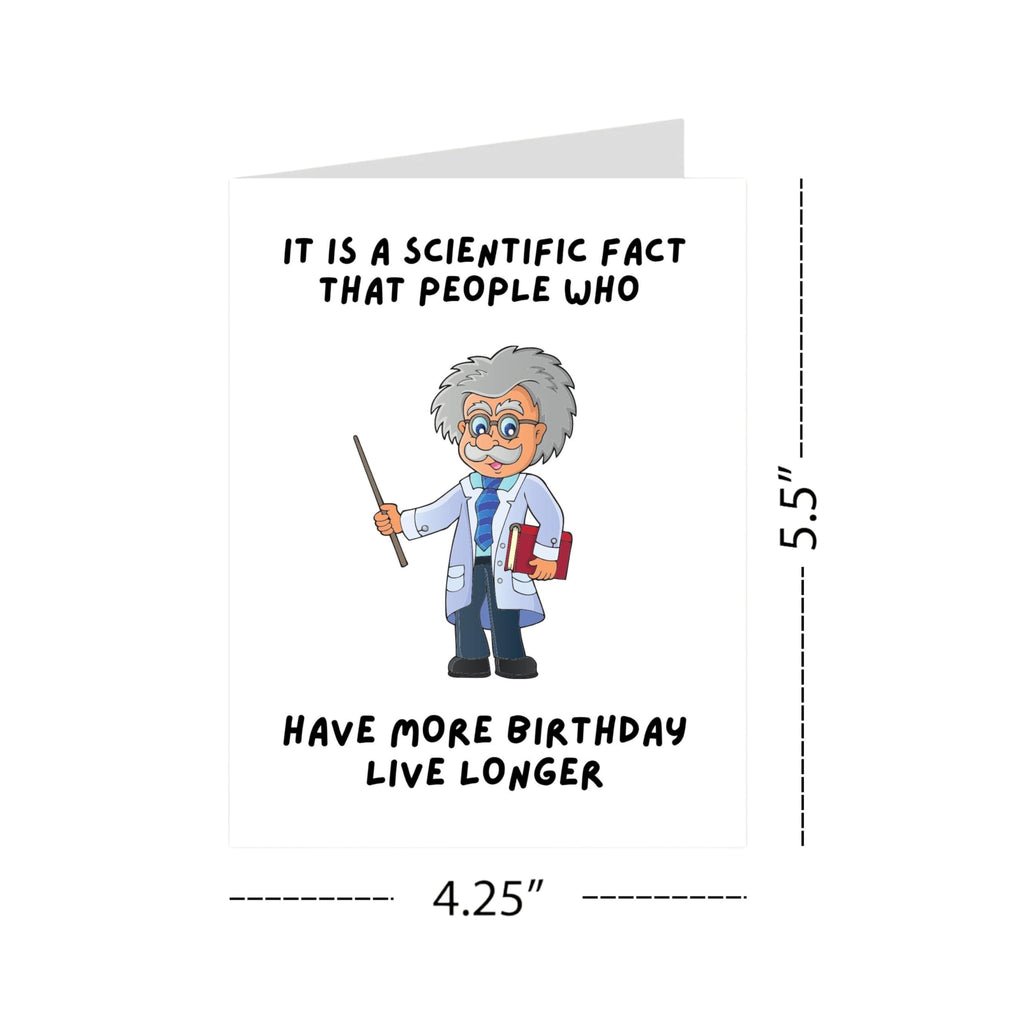 Hilarious Birthday Card for Men, Women & Kids – Funny Greeting for Siblings, Friends & Coworkers – Cool Handmade Birthday Card Gift USA