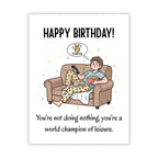 Funny Adult Humor Birthday Card for Men and Women Sarcastic Handmade Greeting Card Hilarious Gift for Friends, Coworkers Him or Her Handmade in USA