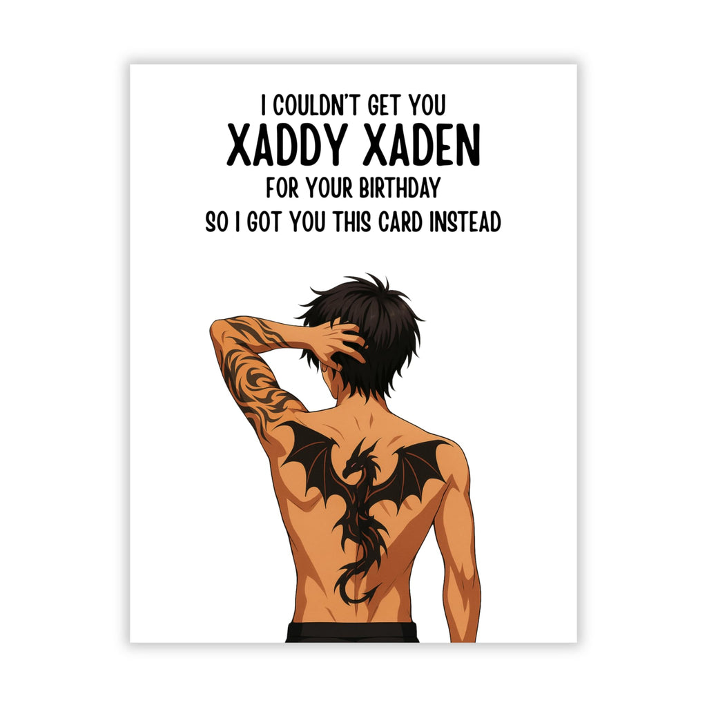 Funny Birthday Card I Couldn’t Get You Xaddy Xaden So Here’s This Card Hilarious Greeting for Men Women Friends Coworkers Handmade in USA