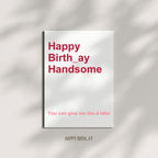 Funny Birthday Card Hilarious Birthday Gifts for Men, Husband, Boyfriend, Fiancé, Him Unique Happy Bday Cards Joke Greeting Card for His Birthday Laughs