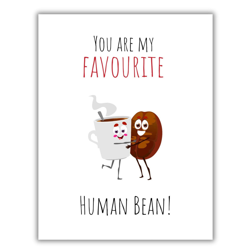 Funny Coffee Anniversary Card – Cute Handmade Greeting Card for Him or Her – Boyfriend, Girlfriend, Husband, or Wife – Birthday, Valentine’s Day Gift