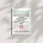 Funny Birthday Card I’m Not Late I’m Sensitive Hilarious Greeting for Men, Women, Kids, Friends, Coworkers – Handmade in USA