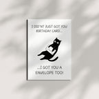 Hilarious Birthday Greeting Card “I Didn’t Just Get You a Card, I Got You an Envelope Too!” – Funny Birthday Card for Men, Women, Kids, Family & Friends – Made in USA