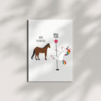 Funny 50th Birthday Card for Men Women Friends Family Coworkers – Hilarious Milestone Greeting Card – Handmade in USA