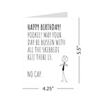 Funny Birthday Card for Nephew, Niece, Son & Kids – Gen Z Slang Meme-Inspired Birthday Greeting – Cool Birthday Gift for Boys & Girls – Handmade in USA