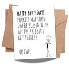 Funny Birthday Card for Nephew, Niece, Son & Kids – Gen Z Slang Meme-Inspired Birthday Greeting – Cool Birthday Gift for Boys & Girls – Handmade in USA