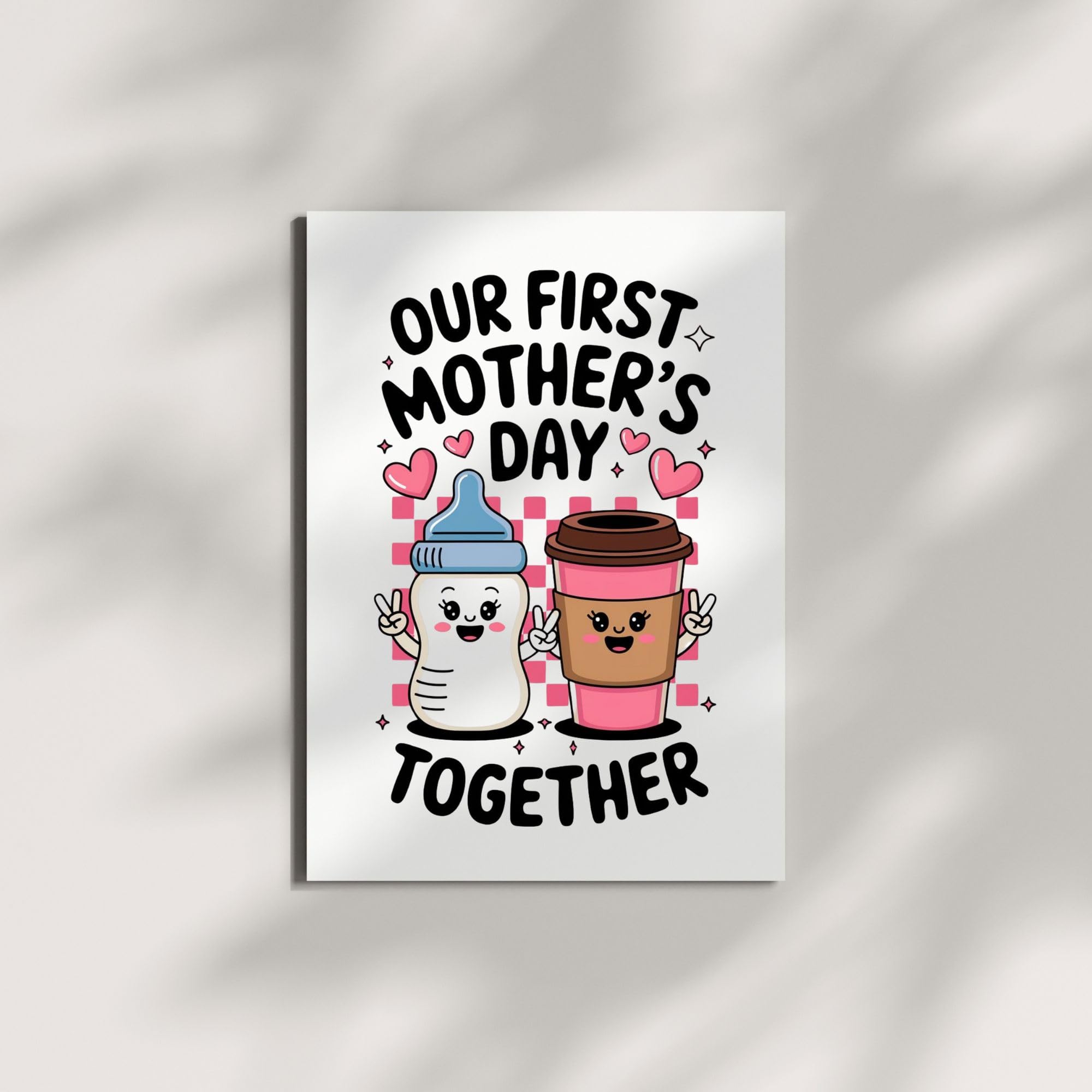 Our First Mother's Day Together Card – Sentimental Greeting Card for Mom, New Mom, Grandma – Mother's Day Gift for Women – Made in USA