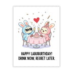 Birthday Celebration Card Compatible with Labubu Birthday Theme Cute Handmade Collectible Greeting Card for Men Women Kids Friends Unique Gift