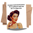 Hilarious Happy Birthday Card for Women – Funny Retro Humor – Celebrate Aging and Getting Too Old – Unique Design for Birthday Celebration