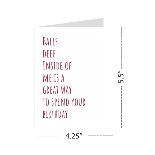 Funny Birthday Card Hilarious Birthday Gifts for Men, Husband, Boyfriend, Fiancé, Him Unique Happy Bday Cards Joke Greeting Card for His Birthday Laughs