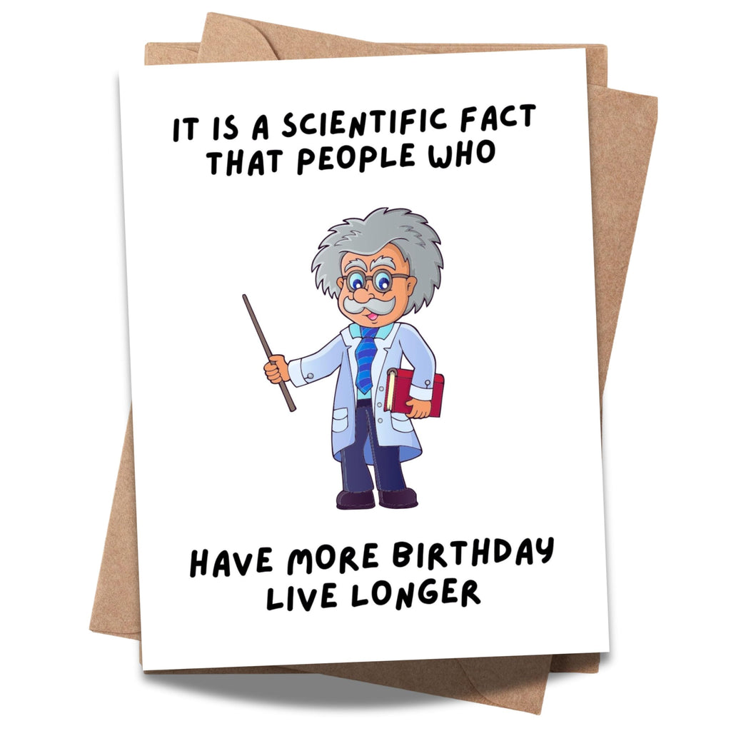 Hilarious Birthday Card for Men, Women & Kids – Funny Greeting for Siblings, Friends & Coworkers – Cool Handmade Birthday Card Gift USA