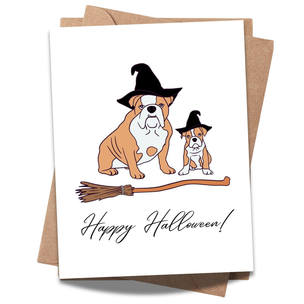 Funny Halloween Greeting Card Spooky Ghost & Pumpkin Joke Design for Men, Women, Kids, Friends, Coworkers – Handmade in USA