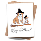 Funny Halloween Greeting Card Spooky Ghost & Pumpkin Joke Design for Men, Women, Kids, Friends, Coworkers – Handmade in USA