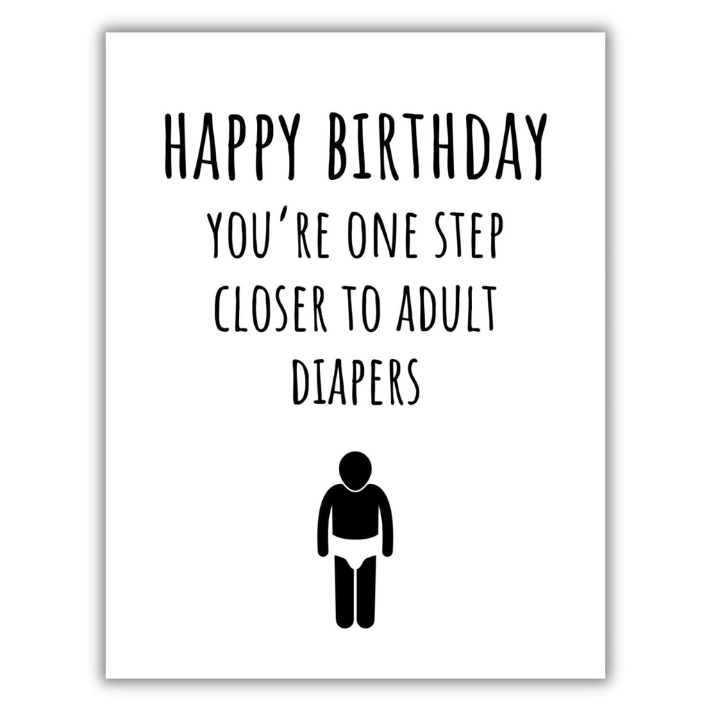 Funny Birthday Card for Friend, Coworker, or Family – Hilarious Gag Gift – Sarcastic and Witty Birthday Greeting for Him or Her – Fun and Unique Party Surprise