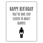 Funny Birthday Card for Friend, Coworker, or Family – Hilarious Gag Gift – Sarcastic and Witty Birthday Greeting for Him or Her – Fun and Unique Party Surprise