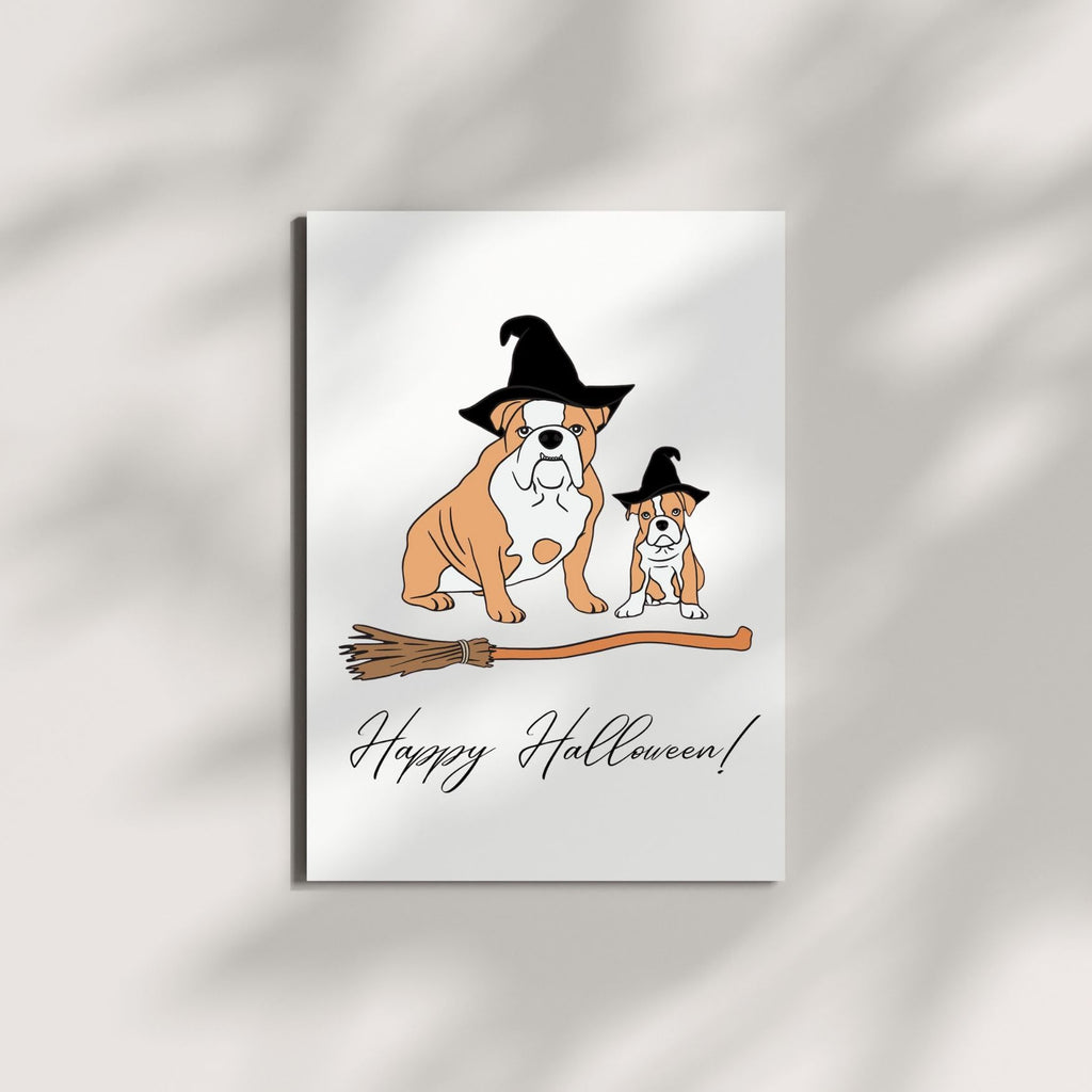 Funny Halloween Greeting Card Spooky Ghost & Pumpkin Joke Design for Men, Women, Kids, Friends, Coworkers – Handmade in USA