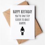 Funny Birthday Card for Friend, Coworker, or Family – Hilarious Gag Gift – Sarcastic and Witty Birthday Greeting for Him or Her – Fun and Unique Party Surprise