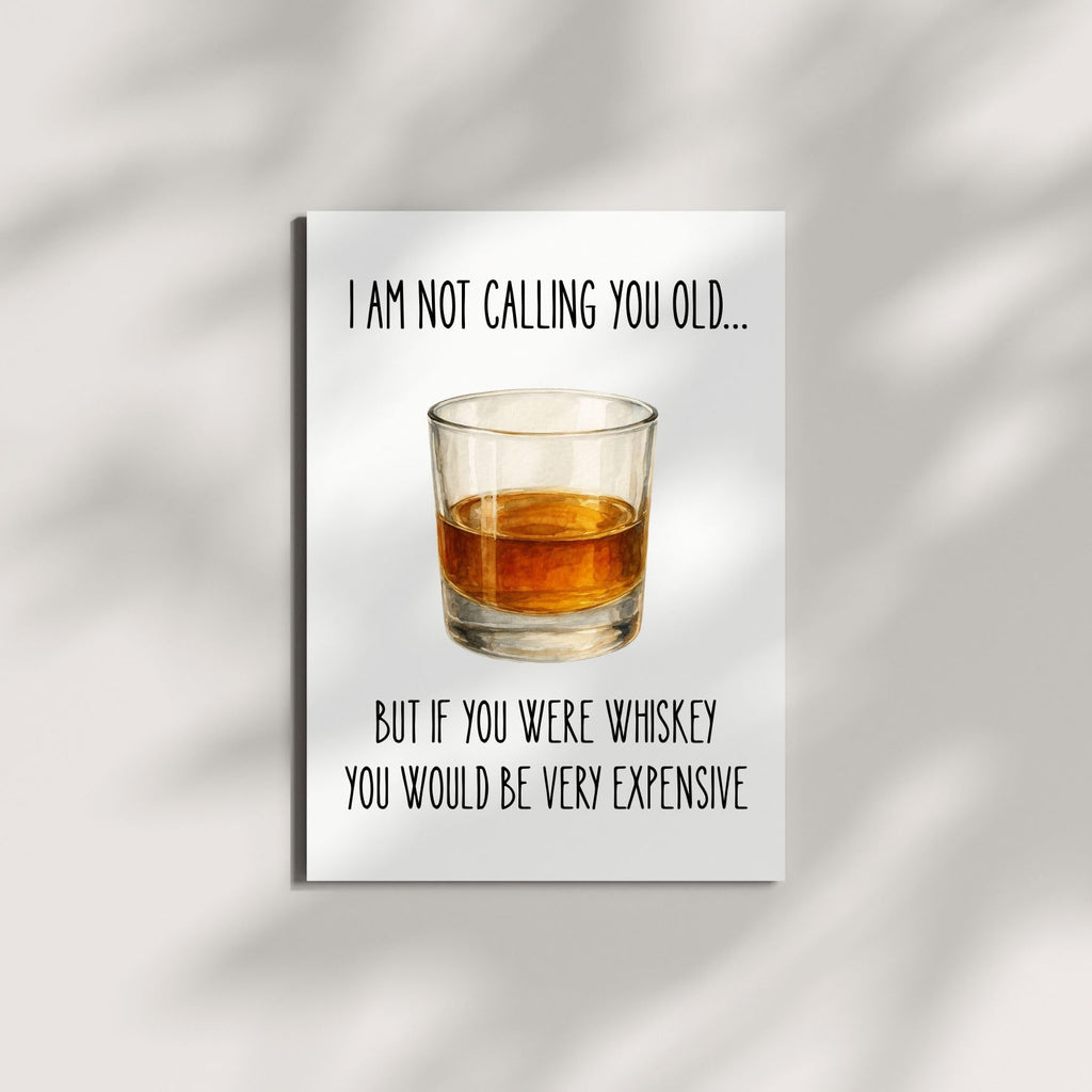 Funny Birthday Card I’m Not Calling You Old Hilarious Greeting for Men, Women, Friends, Coworkers, Siblings Handmade in USA