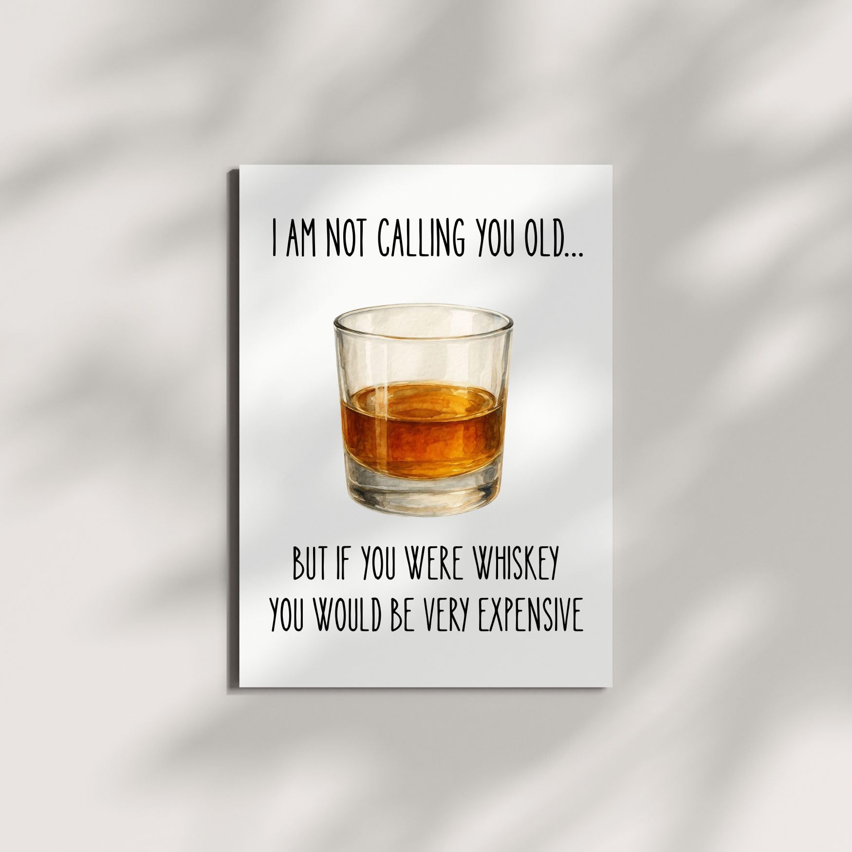 Funny Birthday Card I’m Not Calling You Old Hilarious Greeting for Men, Women, Friends, Coworkers, Siblings Handmade in USA